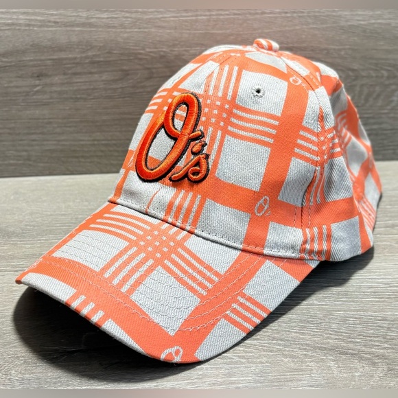 Baltimore Orioles MLB Plaid Flex Fit Hat SGA - Picture 1 of 6